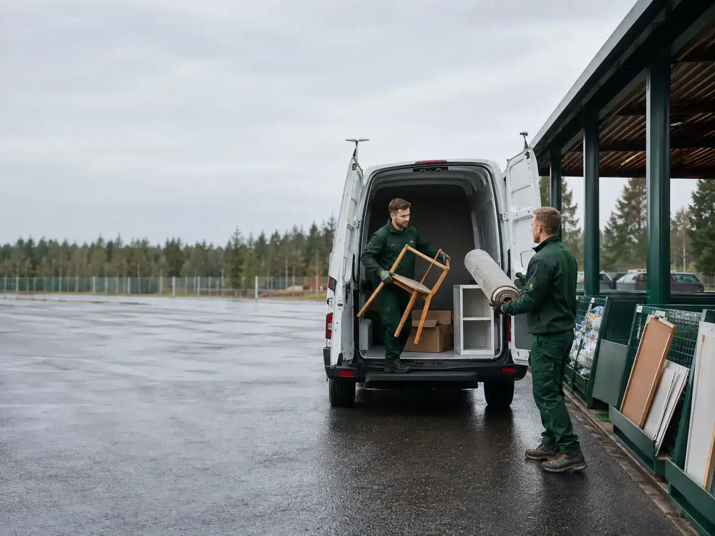 Kodinkoneen nouto ja kuljetus SER-kierratykseen Turussa